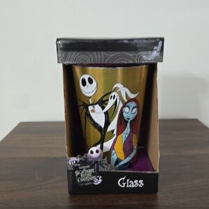 The Nightmare Before Christmas Glass
